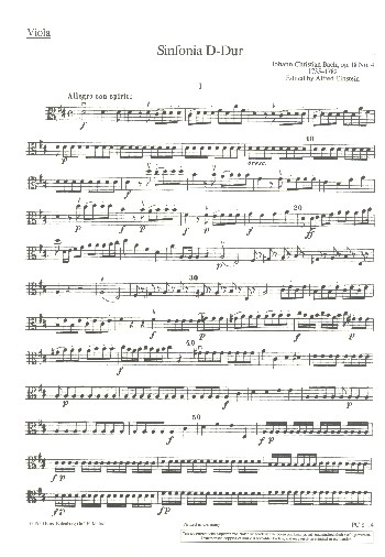 Sinfonie D-Dur op.18,4 für Orchester