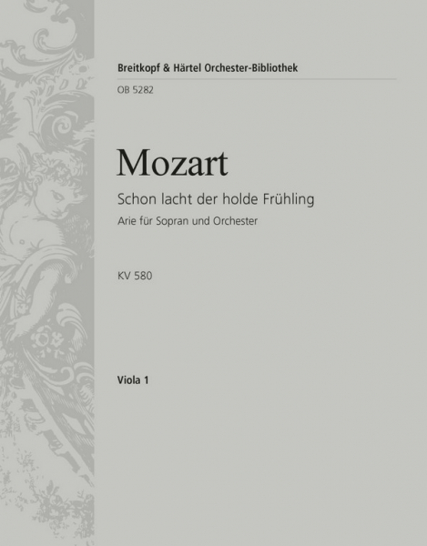 Schon lacht der holde Frühling KV580 für Sopran, Klarinette und Orchester