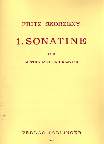 Sonatine Nr.1 für Kontrabaß und Klavier
