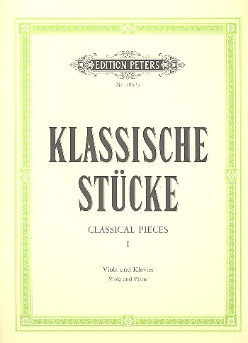 Klassische Stücke Band 1 für Viola und Klavier