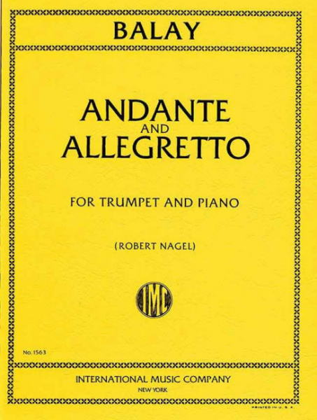 Andante and allegretto for trumpet and piano