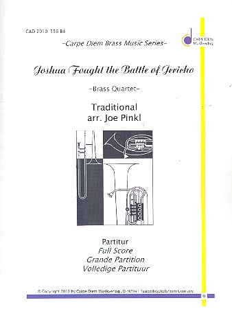 Joshua fought the Battle of Jericho für 2 Trompeten und 2 Posaunen