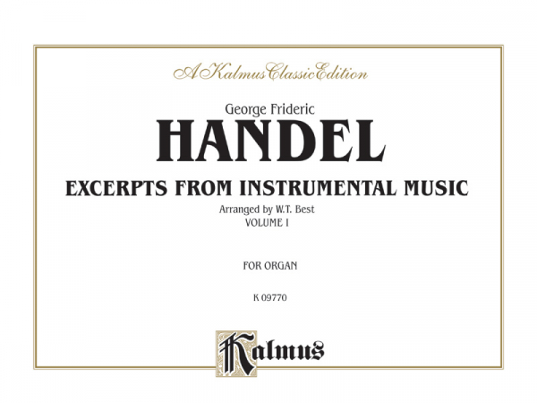 Extracts from Instrumental Music vol.1 for Organ