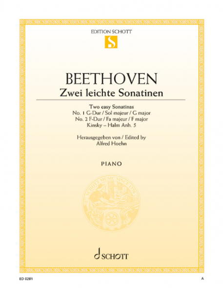 Einzelausgabe für Klavier 2 Sonatinen G-Dur / F-Dur