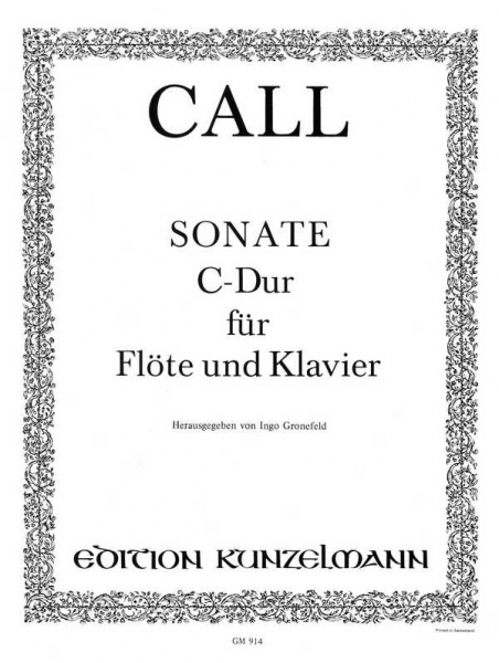 Sonate C-Dur für Flöte und Klavier