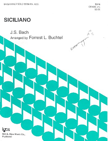 Siciliano for clarinet and piano