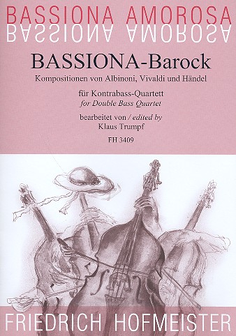 Bassiona-Barock für 4 Kontrabässe