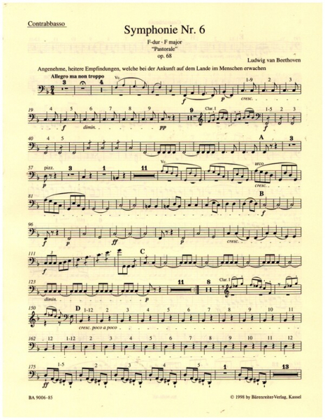 Sinfonie F-Dur Nr.6 op.68 für Orchester