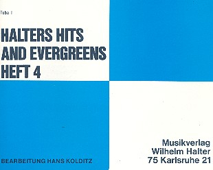 Halters Hits and Evergreens Band 4: für Blasorchester