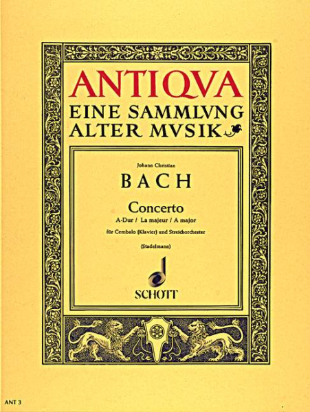 Concerto A-Dur für Cembalo (Klavier) und Streichorchester