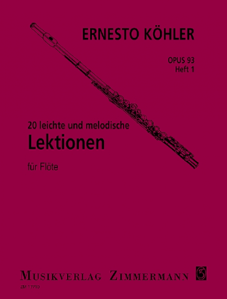 Etüden für Flöte 20 leichte und melodische Lektionen 1