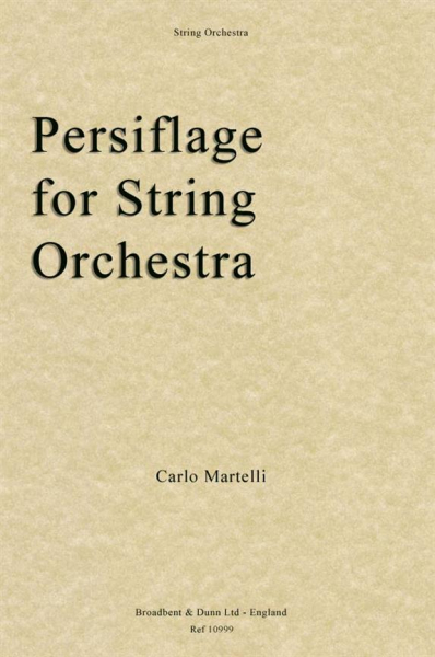 Persiflage for string orchestra