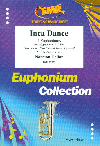 Inca Dance for 4 euphoniums (piano, guitar, bass guitar and percussion ad lib)