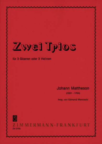 2 Trios für 3 Gitarren (Violinen)