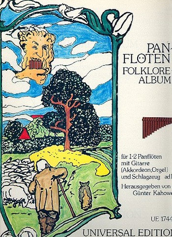 Folklore-Album für 1-2 Panflöten und Gitarre (Akkordeon/Orgel) (Schlagzeug ad lib)