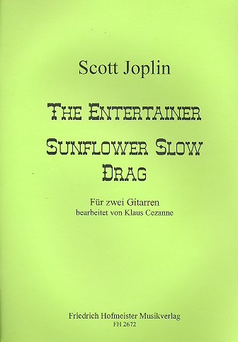 The Entertainer und Sunflower slow Rag für 2 Gitarren