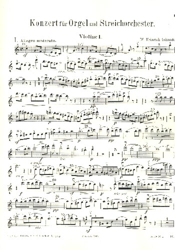 Konzert für Orgel und Streichorchester