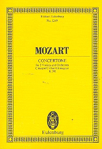 Studienpartitur Concertone C-Dur KV 190