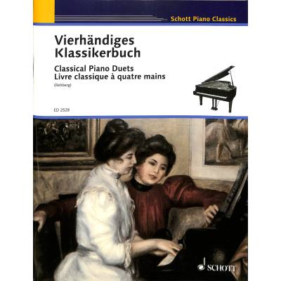 Klaviernoten Vierhändiges Klassikerbuch