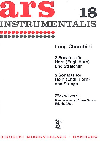 2 Sonaten für Waldhorn und Streichorchester für Waldhorn