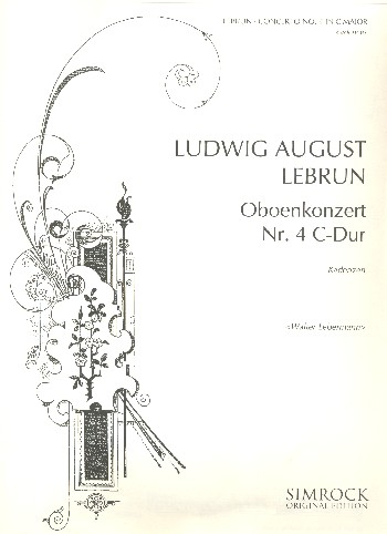 Concerto C-Dur Nr.4 für Oboe und Orchester