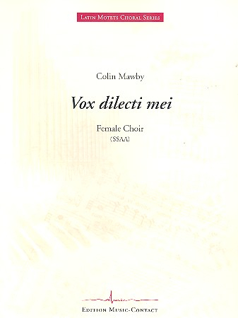 Vox dilecti mei für Frauenchor a cappella Partitur