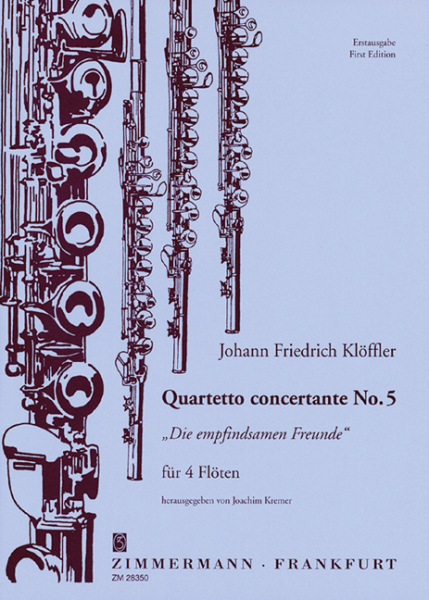 Quartetto concertante Nr.5 für 4 Flöten