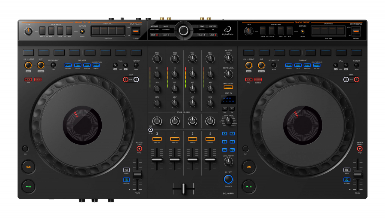 AlphaTheta DDJ-GRV6, DJ Controller - Bild 3