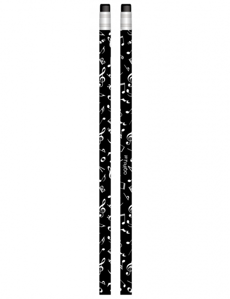 Bleistift agifty Pencil mit Radiergummi Noten