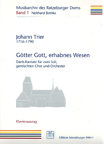 Götter Gott erhabnes Wesen für Soli, gem Chor und Orchester