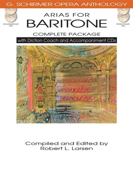 Arias for Baritone - with Diction Coach (+4 CD&#039;s) for baritone and piano