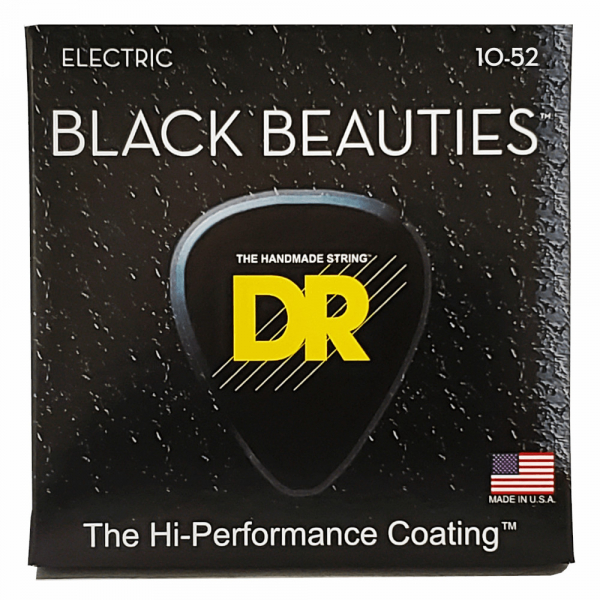 Saitensatz DR Strings BKE-10/52 Medium to Heavy Black Beauties