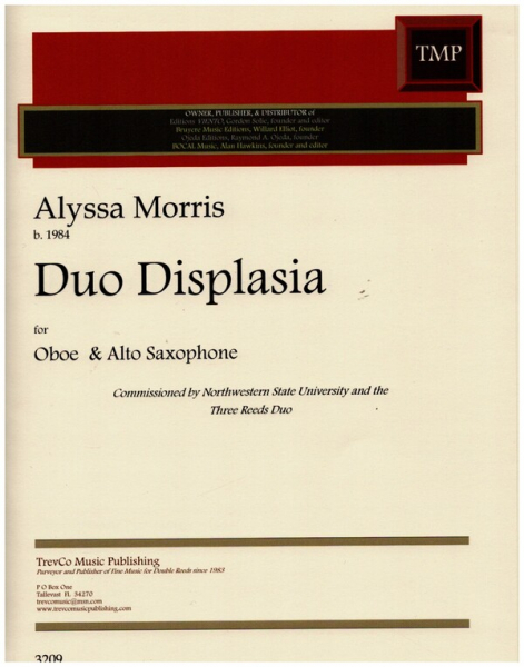 Duo Displasia for oboe and alto saxophone