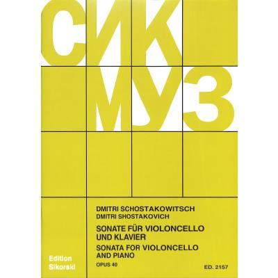 Spielstück Sonate op 40