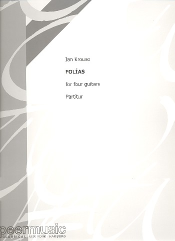 Folias for 4 guitars