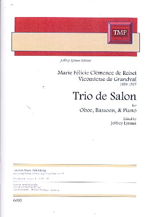 Trio de salon for oboe, bassoon and piano