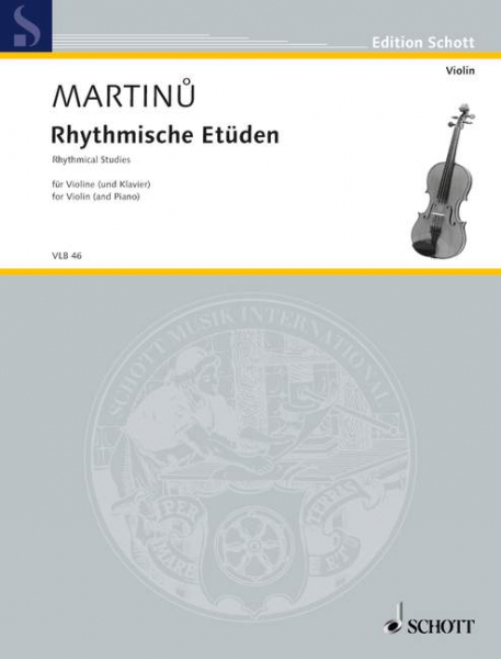 Rhythmische Etüden für Violine und Klavier ad lib.