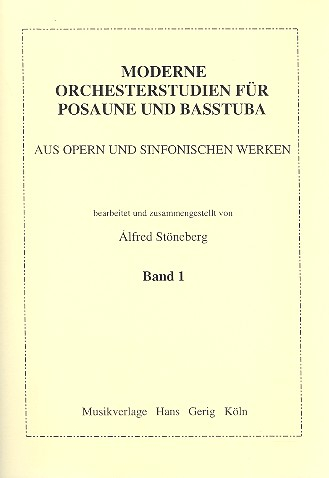 Moderne Orchesterstudien Band 1 für Posaune und Basstuba
