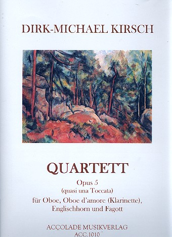 Quartett op.5 für Oboe, Oboe d&#039;amore, Englischhorn (Klarinette in A) und Fagott
