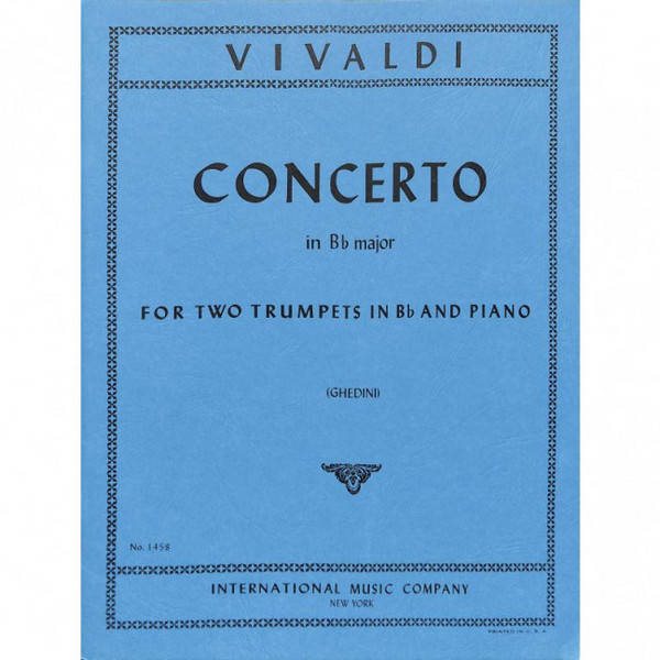 Concerto B flat major for 2 trumpets and piano