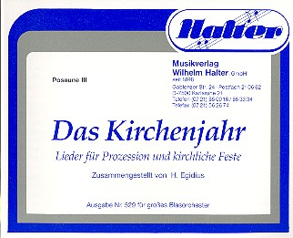 Das Kirchenjahr für Blasorchester