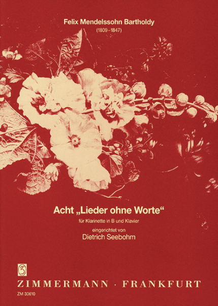 8 &#039;Lieder ohne Worte&#039; für Klarinette und Klavier