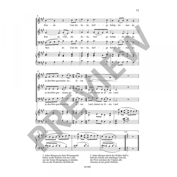 Chorpartitur Chor zu dritt Band 4 - Kein schöner Land