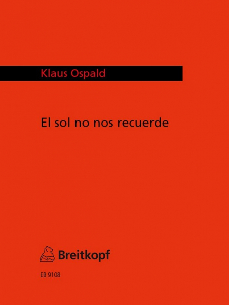 El sol no nos recuerde (1996) für 2 Gitarren