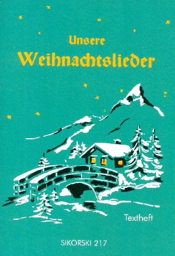 Unsere Weihnachtslieder Textheft Din A5