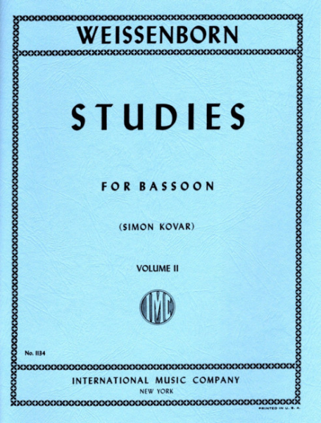 Studies vol.2 for bassoon