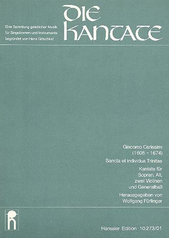 Sancta et individua trinitas für Sopran, Alt, 2 Violinen und Bc