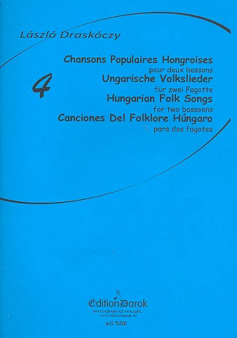 4 Hungarian Folk Songs for 2 bassoons