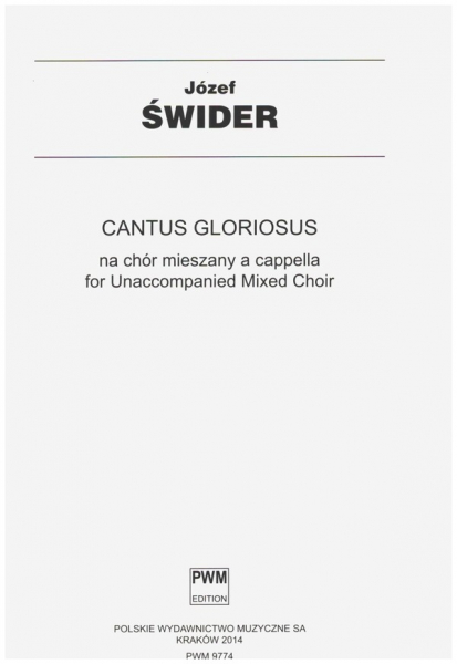 Cantus Gloriosus für gem Chor a cappella