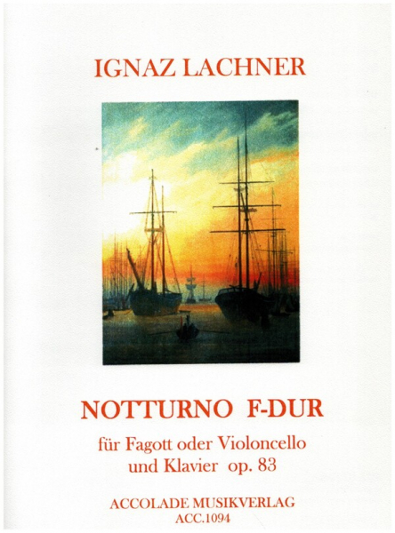 Notturno F-Dur op.83 für Violoncello (Fagott) und Klavier